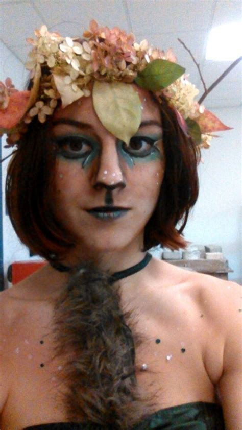 Wood Nymph Makeup From Halloween Ccw Makeupaddiction