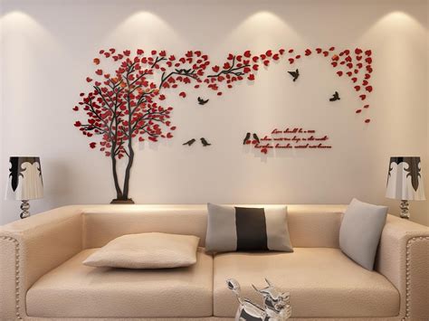 3d Couple Tree Wall Murals For Living Room Bedroom Sofa Backdrop Tv