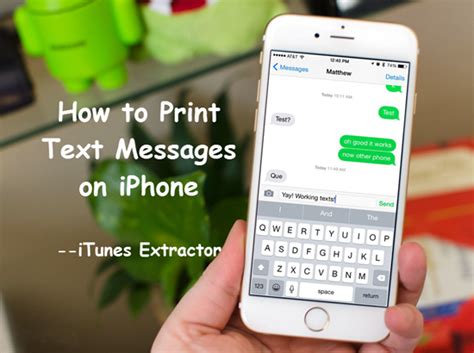 Printable Evidence How To Print Text Messages From Iphone Infetech