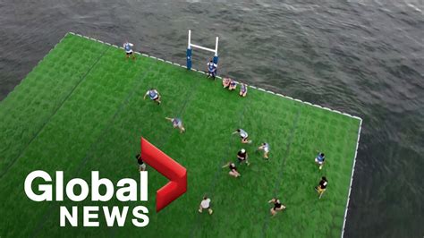 Water Rugby Players Take A Plunge Into Lake Geneva For A Switzerland Splash Youtube