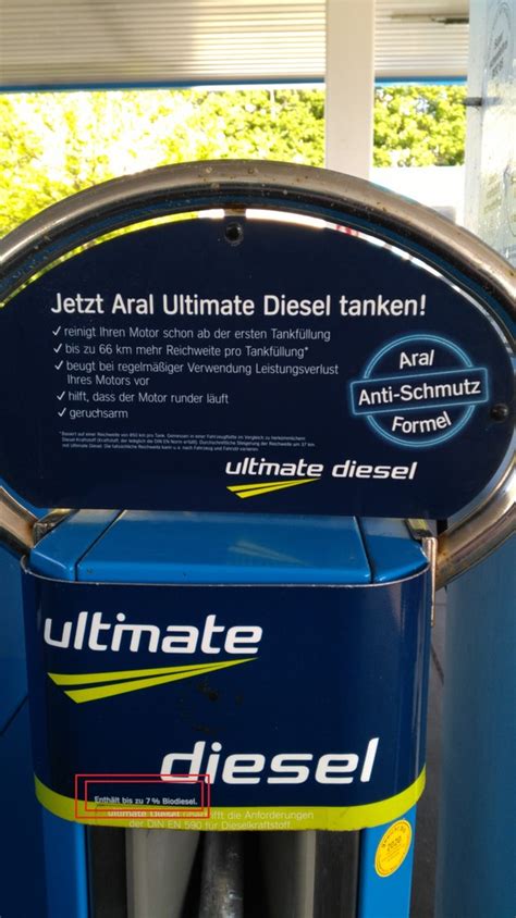 Aral Diesel Ultimate Jetzt Auch Mit Biodiesel Wohnmobil Forum Seite 1