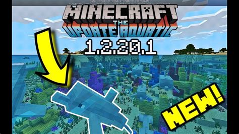 Mcpe New Update 12201 Review New Mob Dolphin Items And More