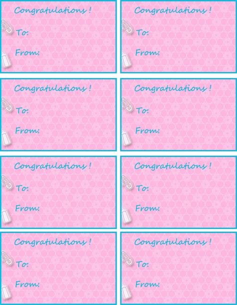 Use these thank you tags and tie one to each gift. free baby shower invitations,free baby shower invites ...