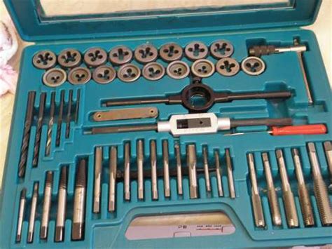 Follow the user manual that is given with the tap and die set. Tap and Die | Metalworking