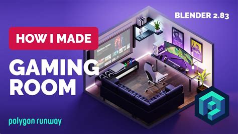 Gaming Room In Blender 3d Modeling Process Youtube