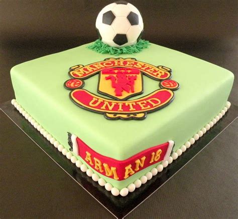 Manchester United Cake Cakes Pinterest Fútbol