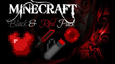 Minecraft Texture Pack Review Pvp Black And Red Texture Pack Made By Bacanandeggs Youtube