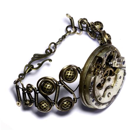 New Steampunk Bracelet By Catherinetterings On Deviantart