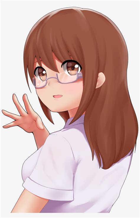 top 101 cute anime girl with glasses