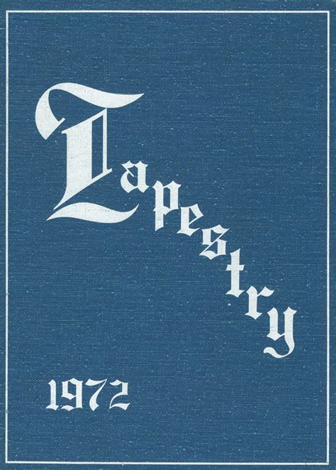 1972 Yearbook From Julienne High School From Dayton Ohio For Sale