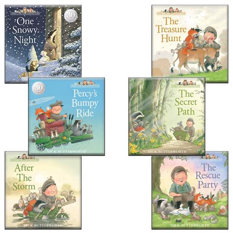 Percy The Park Keeper Collection 6 Books Set By Nick Butterworth Books