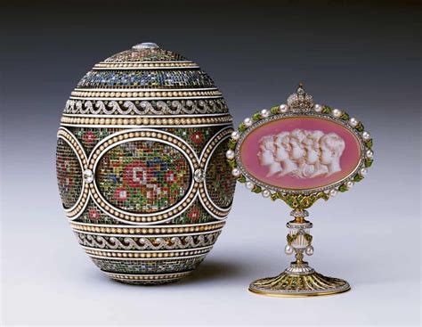 Faberge Mosaic Egg And Surprise 1914 Russia Royalty And The Romanovs