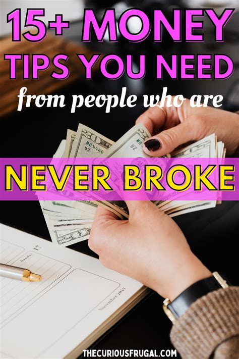 Struggling Financially 15 Tips From People Who Are Never Broke Money
