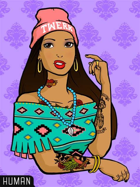 Hipster Pocahontas By Lookhuman So Dope Sketches And Drawings