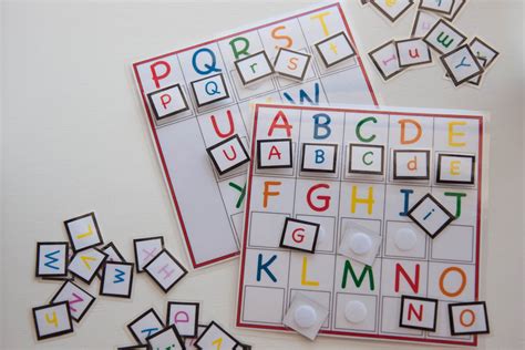 Alphabet Matching Game Educational By Dashandthread On Etsy