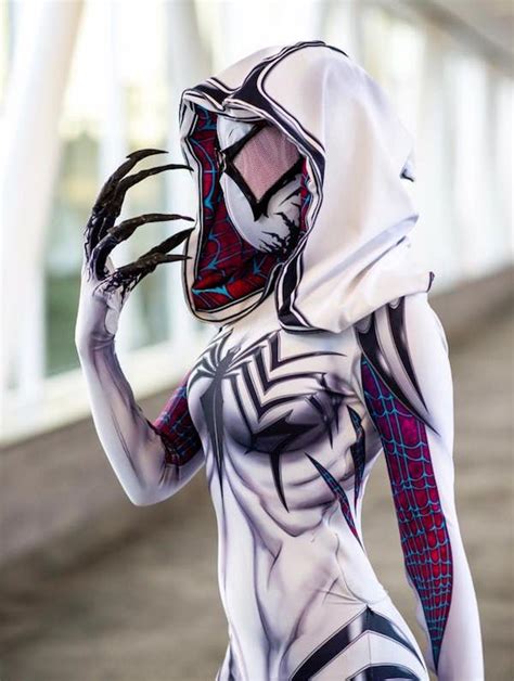 Badass Spider Gwen And Venom Cosplay Mashup Gwenom — Geektyrant Spider Gwen Cosplay Marvel