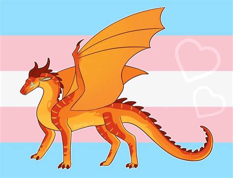 the dragon that has a body count of well over 100 is now trans headcanon 🏳️‍⚧️🔥💕 wingsoffire