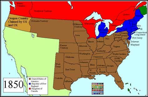 Map Of Usa In 1850 Topographic Map Of Usa With States