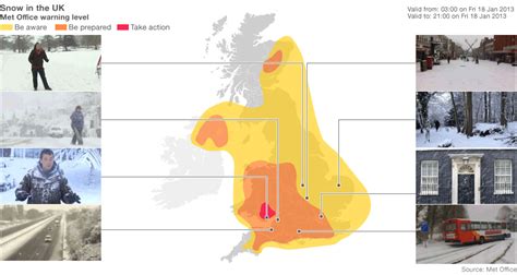 Uk Snow Map Of Worst Affected Areas Bbc News