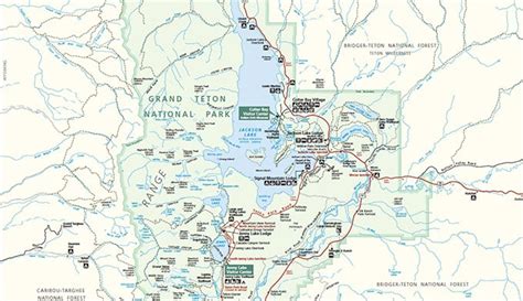Trail Map Grand Teton National Park Ar