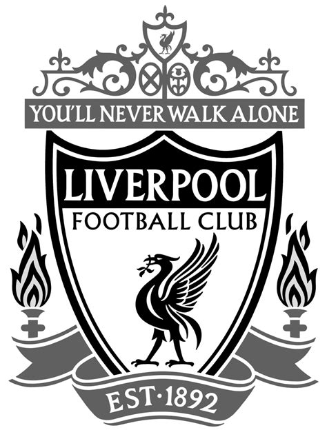 Liverpool Fc Logo Black And White Brands Logos