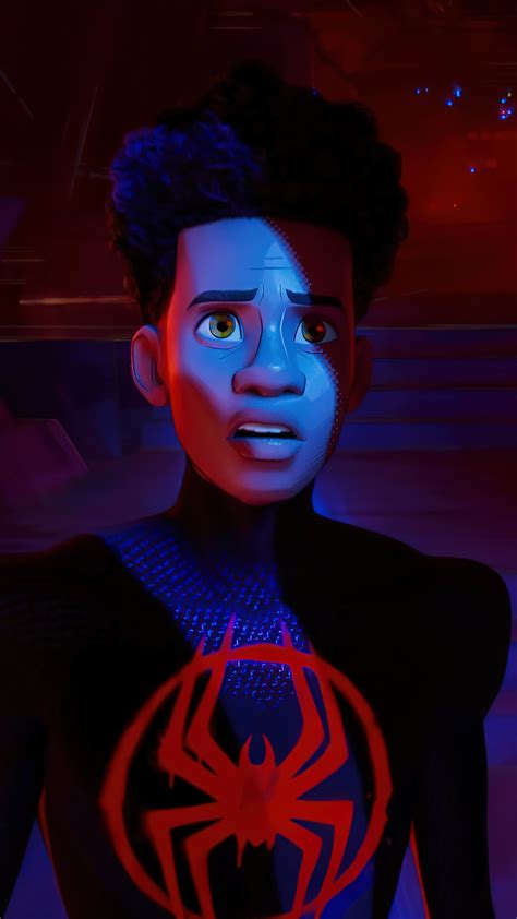 Miles Morales Spider Man Across The Spider Verse Movie 4k Hd