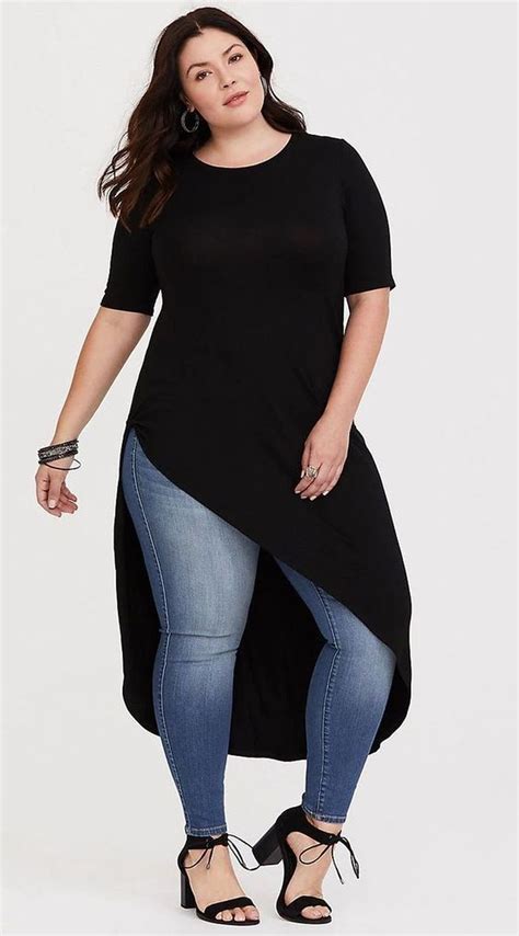 30 Fashionable Plus Size Women Outfit With Jeans Plus Size Outfits