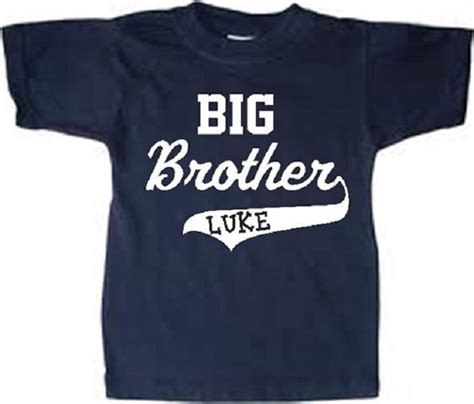 Personalized Big Brother Shirt Big Brother Tshirt Custom Etsy