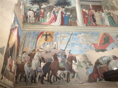 Piero Della Francesca Frescoes The True Cross Cycle In Arezzo Basilica