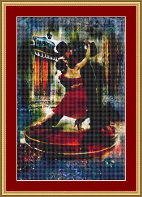 Access needlework patterns to download and you can check your pattern wherever you go. Dancing Couple Cross Stitch Pattern by Avalon Cross Stitch