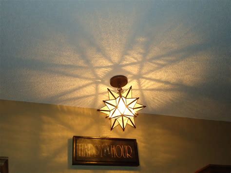 Moravian Star Ceiling Light Design Homesfeed