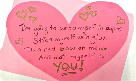 Cute Valentines Day Poem Wrap Myself In Paper Kidspot