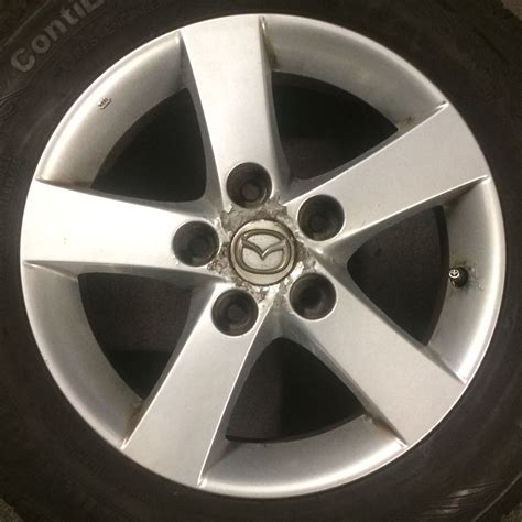 15 Inch Mazda 3 Alloy Wheels And Tyres Set Of 4 Suit All 5 Stud Models