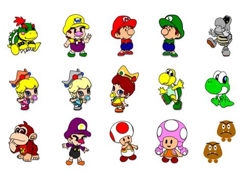 Baby Mario And Friends By 13wildrose On Deviantart
