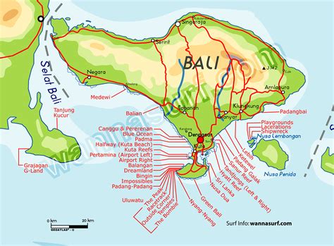 Discovering Bali A Guide To The Map Of Bali Indonesia Map Of The Usa