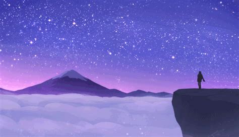 Anime Aesthetic Night Sky  Largest Wallpaper Portal