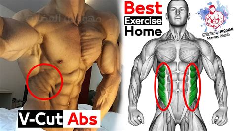V Cut Abs Workout Best Exercise At Home YouTube