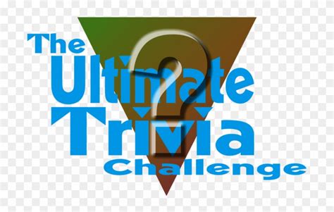 The Ultimate Trivia Challenge Is A Game Show Event Graphic Design Hd