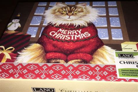 Lang Cat Christmas Cards Christmas Carol