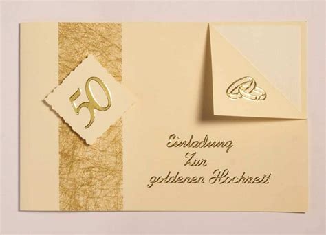 Goldene Hochzeit Einladung Vorlage