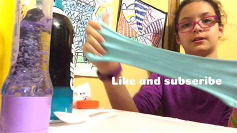 How To Make Bright Teal Slime Youtube
