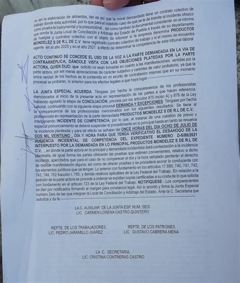 Abogado De Mondelez Dilata Demanda Laboral Por Despido Injustificado