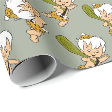 The Flintstones Bamm Bamm Rubble Wrapping Paper Zazzle