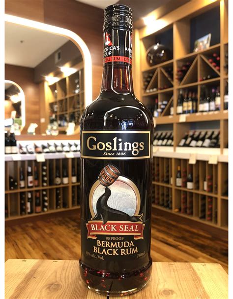 Goslings Black Seal Rum 750 Ml Downtown Wine Spirits