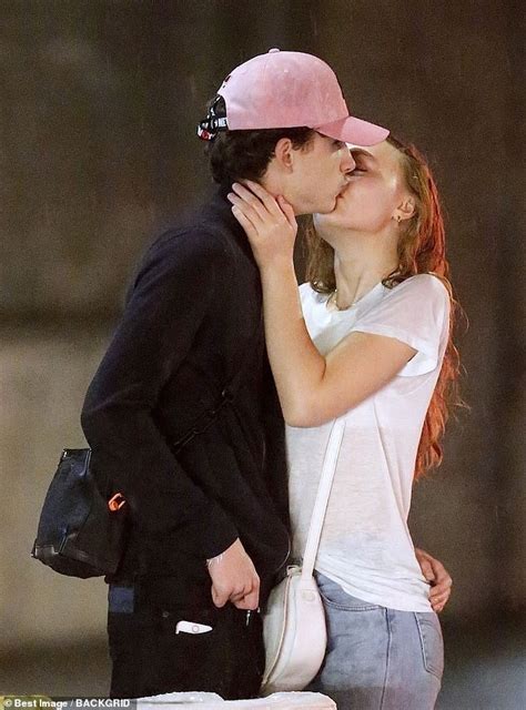Lily Rose Depp Shares Passionate Kiss With Timothee Chalamet During Pda