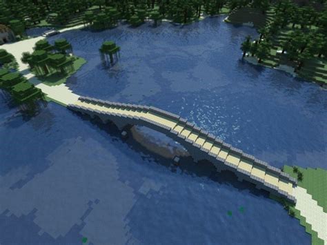 Nice Bridge Minecraft Building Diy Minecraft Minecraft Plans