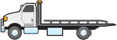 Flatbed Truck And Trailer Clip Art