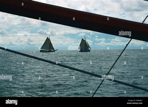 Flat Bottom Sailboat Hi Res Stock Photography And Images Alamy