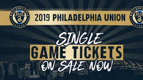 Philadelphia Union Single Game Tickets Are On Sale Now Philadelphia