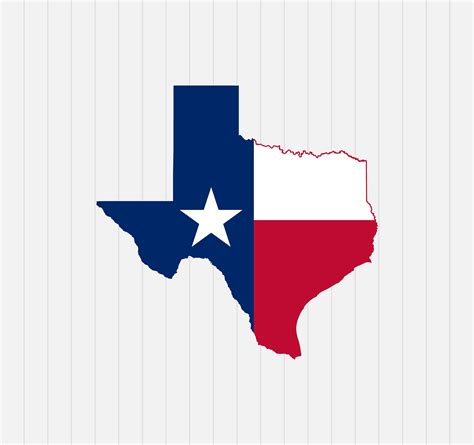 Texas State Flag Shape Map Us Clipart Vector Cricut Cut Etsy Uk